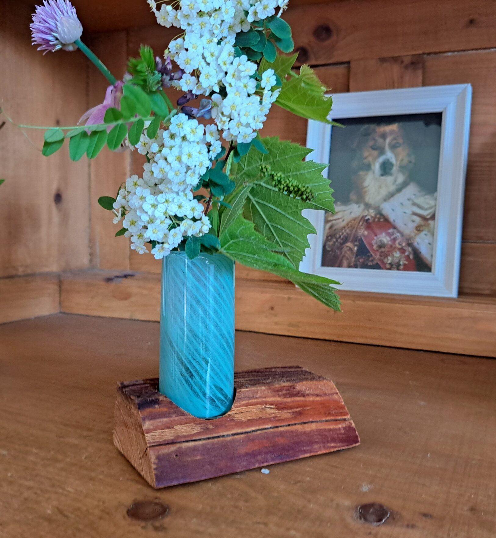 Altholz-Balken Vasenständer #Exemplar_C