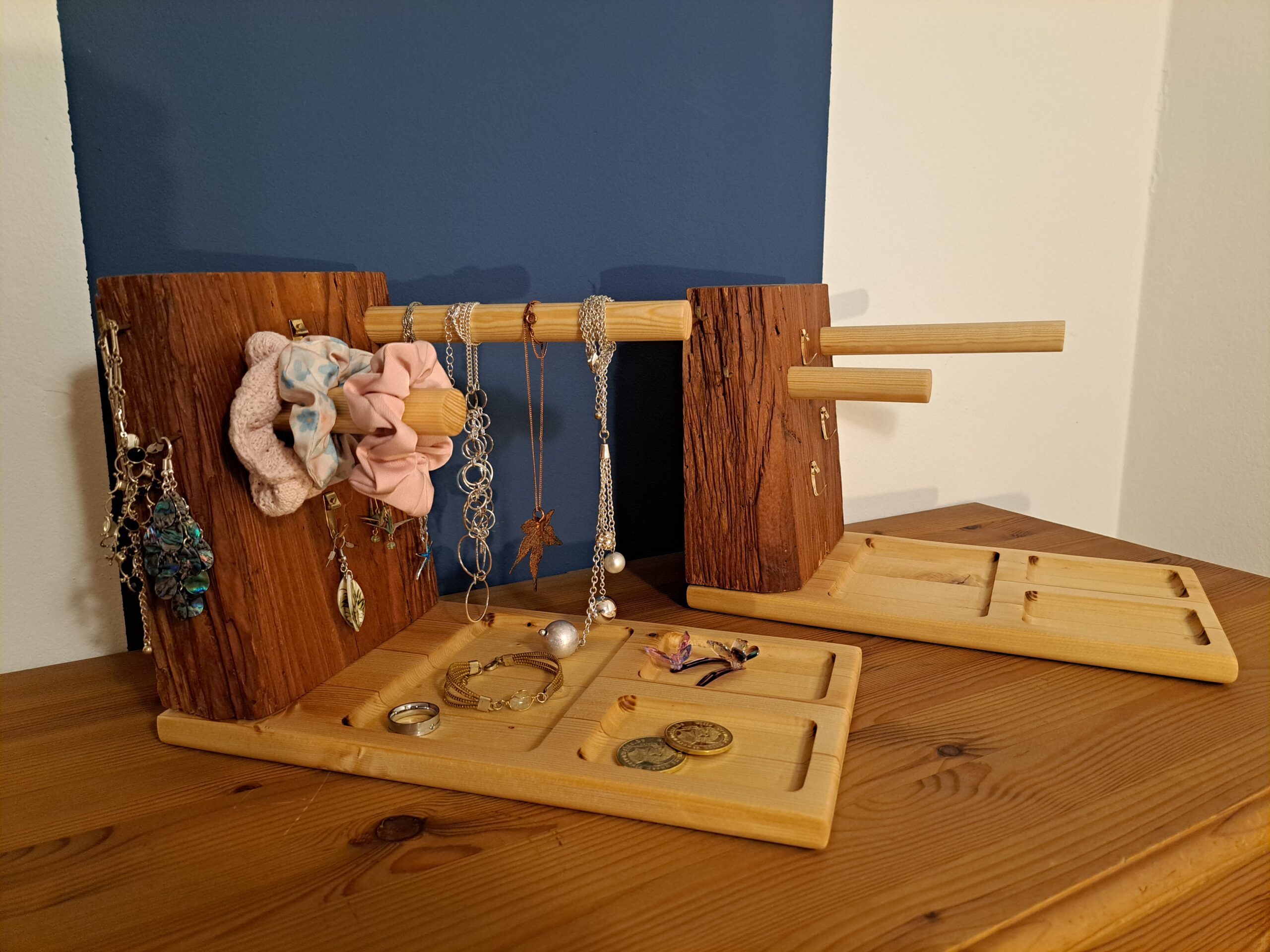 Schmuckständer Altholz Duo