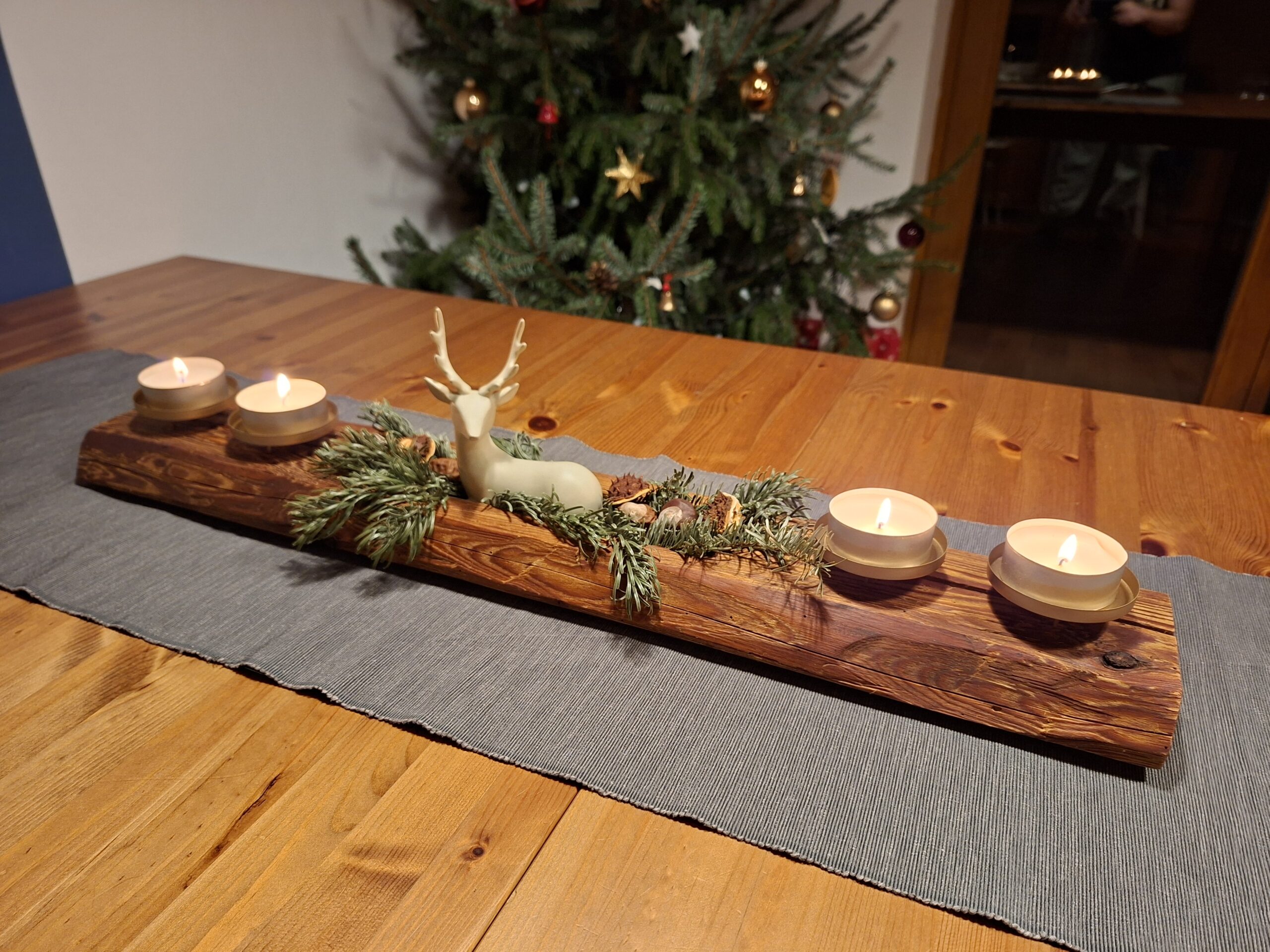 Tisch-Deko / Adventskranz