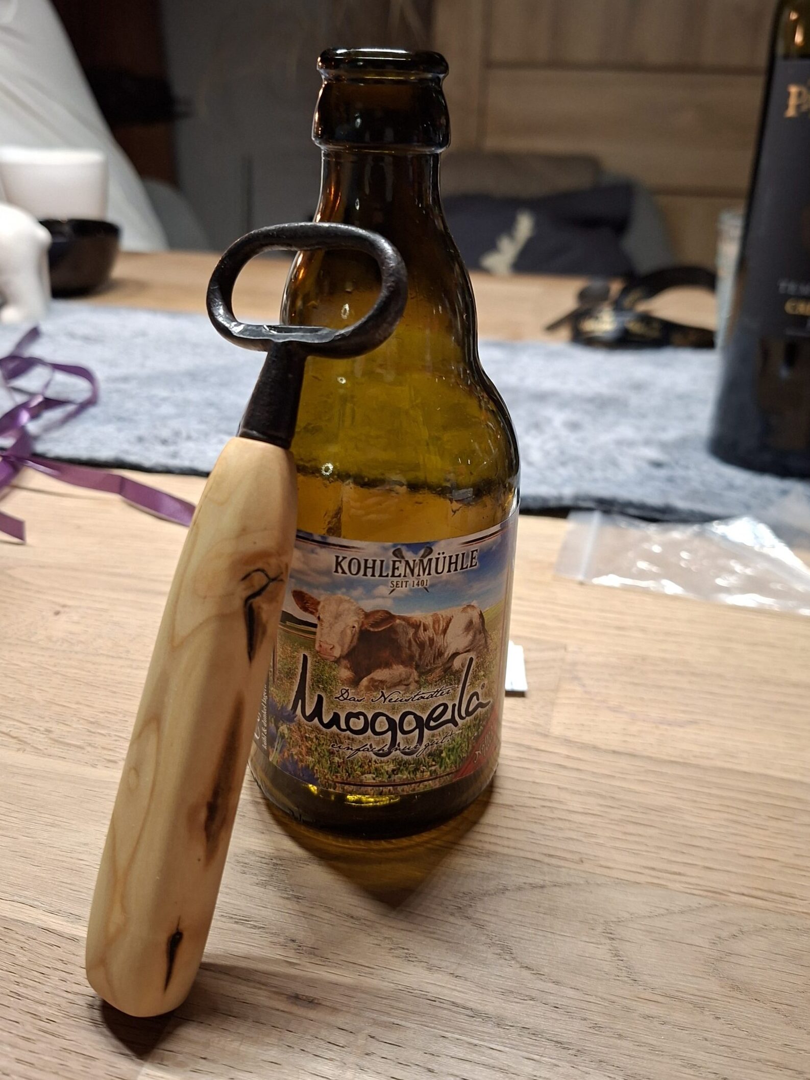 Flaschenöffner aus altem Schlüssel